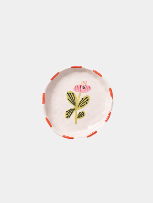 Hand-painted Cake Stand - Flower - 5.2" - Image 2