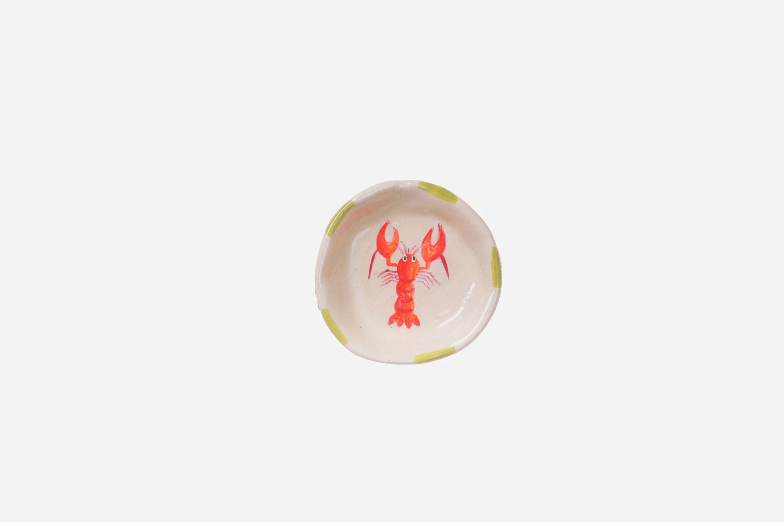 Hand-painted Dish – Lobster – 3.2″