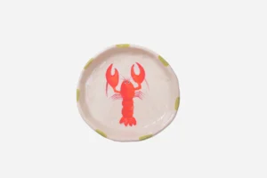 Hand-painted Plate - Lobster - 5.2"