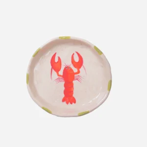 Hand-painted Plate - Lobster - 5.2"