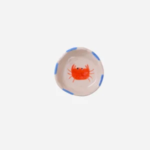 Hand-painted Dish - Crab - 3.2"